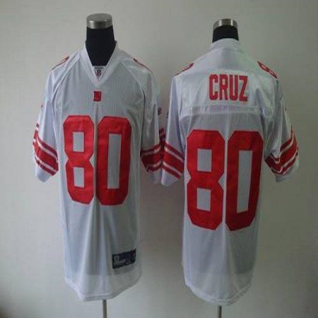 Giants #80 Victor Cruz White Stitched Youth NFL Jersey