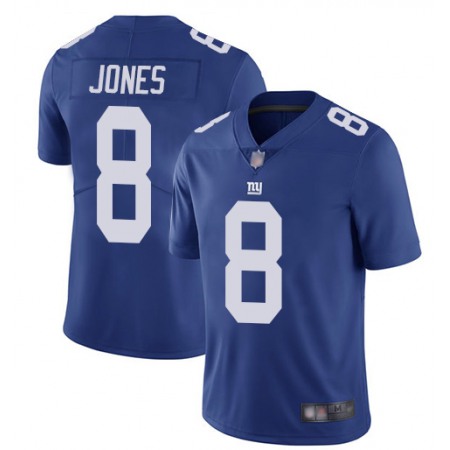 Youth New York Giants #8 Daniel Jones Blue Vapor Untouchable Limited Stitched NFL Jersey