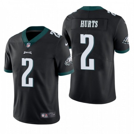 Youth Philadelphia Eagles #2 Jalen Hurts Black Vapor Untouchable Limited Stitched NFL Jersey