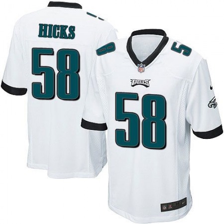 Nike Eagles #58 Jordan Hicks White Youth Stitched NFL New Elite Jersey