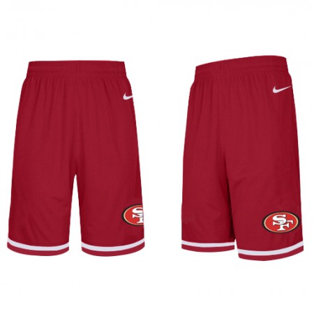 Men's San Francisco 49ers Nike Red Knit Performance Shorts (Runs smaller)