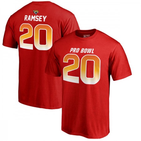 Jaguars #20 Jalen Ramsey AFC Pro Line 2018 NFL Pro Bowl Red T-Shirt