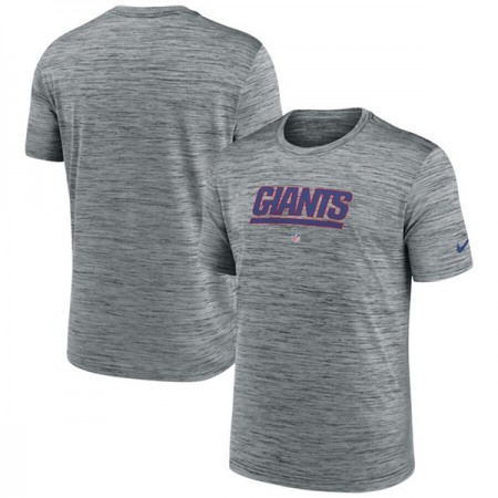 Men's New York Giants Grey Velocity Performance T-Shirt