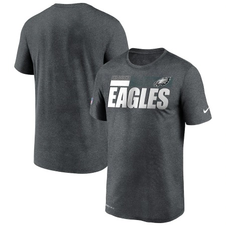 Men's Philadelphia Eagles 2020 Grey Sideline Impact Legend Performance T-Shirt