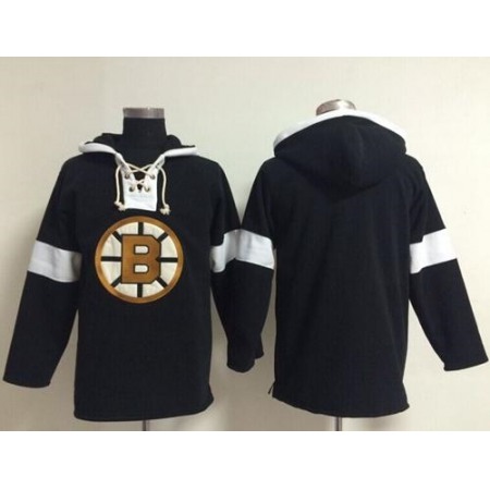 Bruins Blank Black NHL Pullover Hoodie
