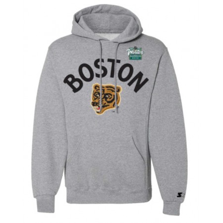 Men's Boston Bruins Gray Winter Classic Starter Pullover Hoodie