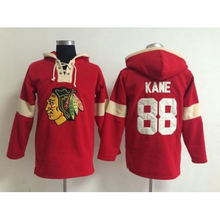 Chicago Blackhawks #88 Patrick Kane Red Pullover NHL Hoodie