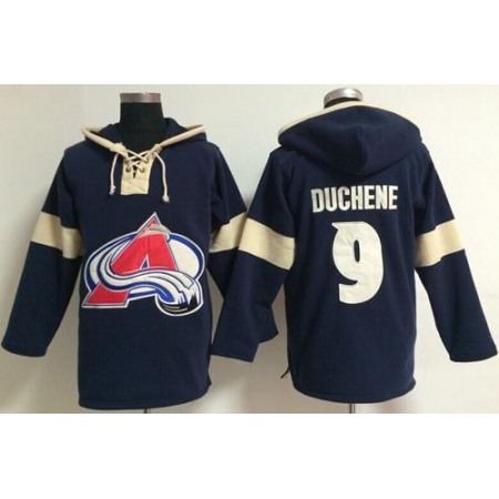 Colorado Avalanche #9 Matt Duchene Blue Pullover NHL Hoodie