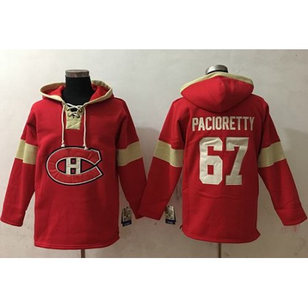 Canadiens #67 Max Pacioretty Red Pullover NHL Hoodie