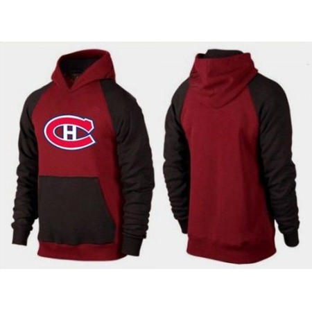 Montreal Canadiens Pullover Hoodie Burgundy Red & Black