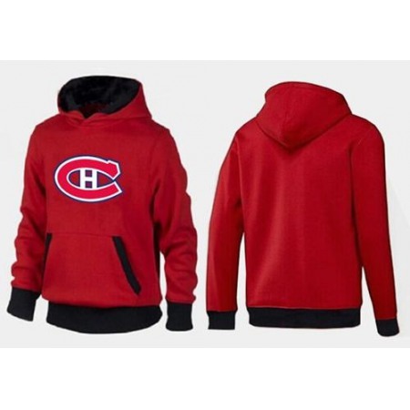 Montreal Canadiens Pullover Hoodie Red & Black