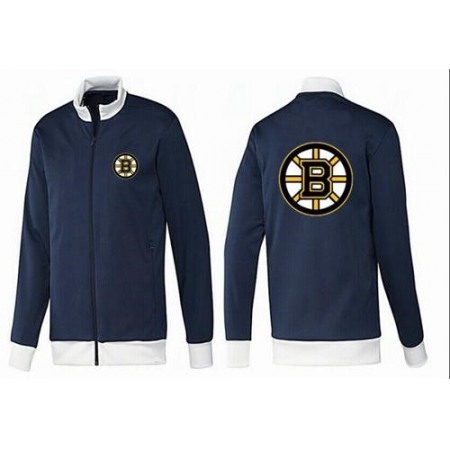 NHL Boston Bruins Zip Jackets Dark Blue-1