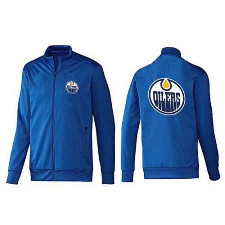 NHL Edmonton Oilers Zip Jackets Blue-2