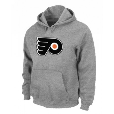 NHL Philadelphia Flyers Big & Tall Logo Pullover Hoodie Grey