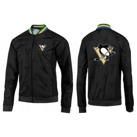 NHL Pittsburgh Penguins Zip Jackets Black-4