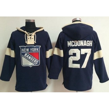 New York Rangers #27 Ryan McDonagh Navy Blue Pullover NHL Hoodie