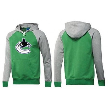 Vancouver Canucks Pullover Hoodie Green & Grey