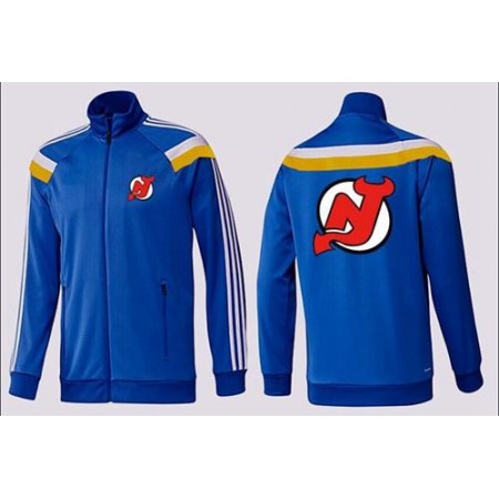 NHL New Jersey Devils Zip Jackets Blue-2