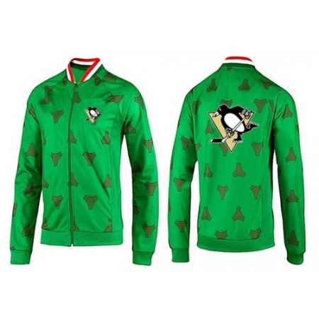 NHL Pittsburgh Penguins Zip Jackets Green-2