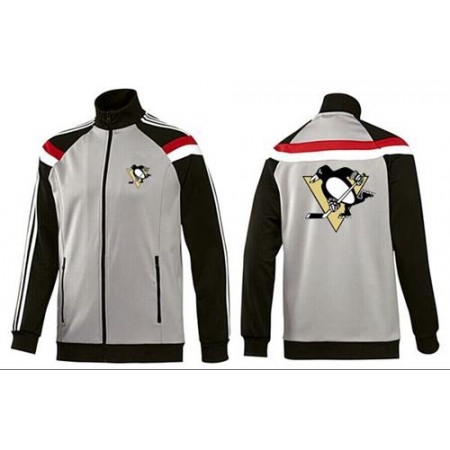 NHL Pittsburgh Penguins Zip Jackets Grey