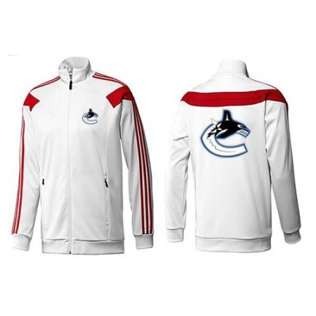 NHL Vancouver Canucks Zip Jackets White-1