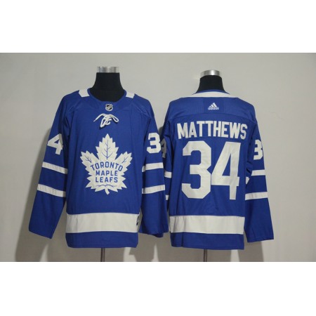 Youth Toronto Maple Leafs #34 Auston Matthews Blue Adidas Stitched NHL Jersey