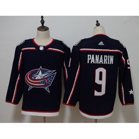 Men's Adidas Columbus Blue Jackets #9 Artemi Panarin Navy Stitched NHL Jersey