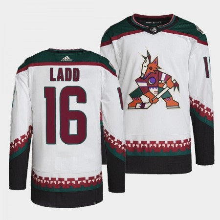 Men's Arizona Coyotes #16 Andrew Ladd White Stitched Jersey