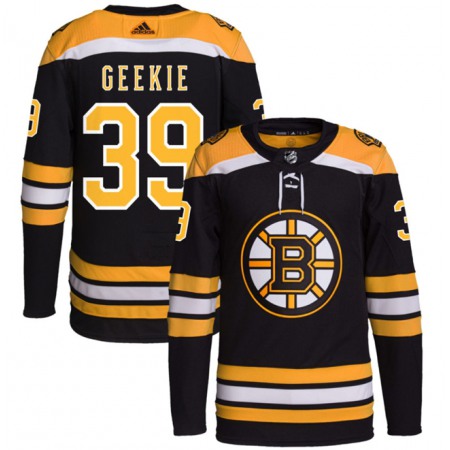 Men's Boston Bruins #39 Morgan Geekie Black Stitched Jersey