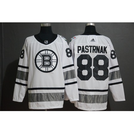 Men's Boston Bruins #88 David Pastrnak White 2019 NHL All-Star Game Jersey