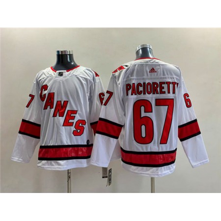 Men's Carolina Hurricanes #67 Max Pacioretty White Stitched Jersey