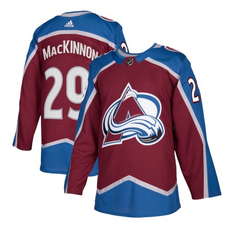 Men's Adidas Colorado Avalanche #29 Nathan MacKinnon Burgundy Stitched NHL Jersey