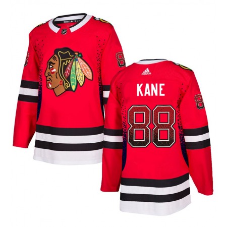 Men's Chicago Blackhawks #88 Patrick Kane Red Drift Fashion Stitched NHL Jersey