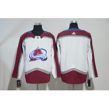 Men's Colorado Avalanche White Stitched NHL Jersey