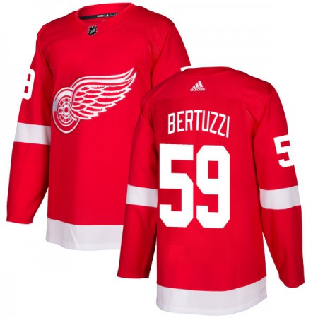Men's Detroit Red Wings #59 Tyler Bertuzzi Red Stitched NHL Jersey