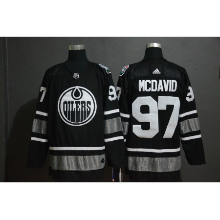 Men's Edmonton Oilers #97 Connor McDavid Black 2019 NHL All-Star Game Jersey