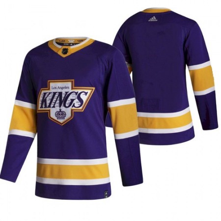 Men's Los Angeles Kings Purple 2020-21 Reverse Retro Stitched Jersey
