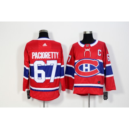 Men's Adidas Montreal Canadiens #67 Max Pacioretty Red Stitched NHL Jersey