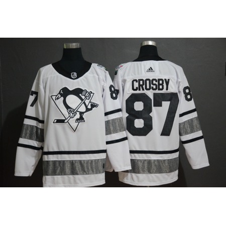 Men's Pittsburgh Penguins #87 Sidney Crosby White 2019 NHL All-Star Game Jersey