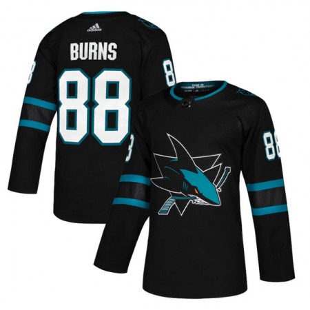 Men's San Jose Sharks #88 Brent Burns Black Stitched Jersey