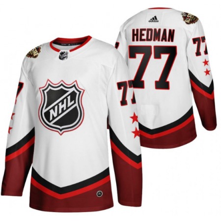Men's Tampa Bay Lightning #77 Victor Hedman 2022 All-Star White Stitched Jersey