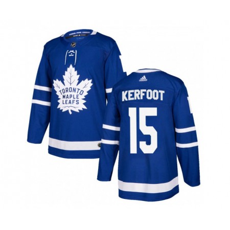 Men's Toronto Maple Leafs #15 Alexander Kerfoot 2021 Blue Stitched NHL Jersey