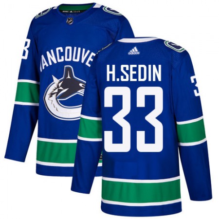 Men's Adidas Vancouver Canucks #30 Henrik Sedin Blue Stitched NHL Jersey