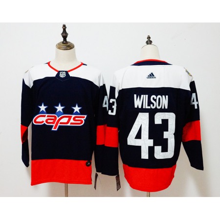 Men's Adidas Washington Capitals #43 Tom Wilson Navy 2018 NHL Stadium Series Authentic Pro Stitched Jersey