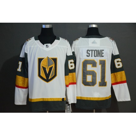 Men's Vegas Golden Knights #61 Mark Stone White Stitched NHL Jersey