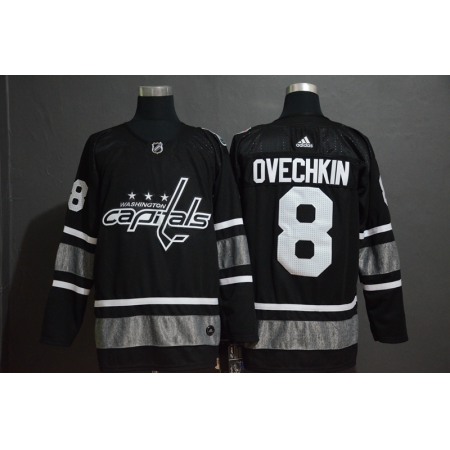 Men's Washington Capitals #8 Alexander Ovechkin Black 2019 NHL All-Star Game Jersey