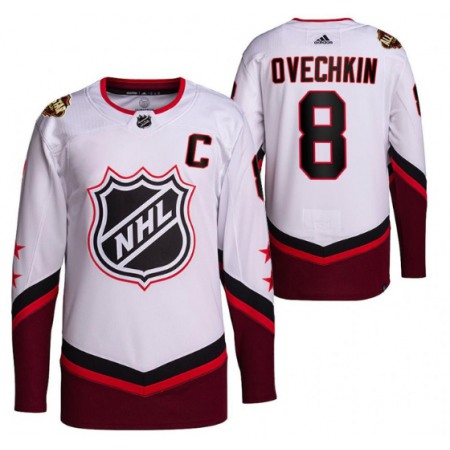 Men's Washington Capitals #8 Alex Ovechkin 2022 All-Star White Stitched Jersey