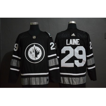 Men's Winnipeg Jets #29 Patrik Laine Black 2019 NHL All-Star Game Jersey