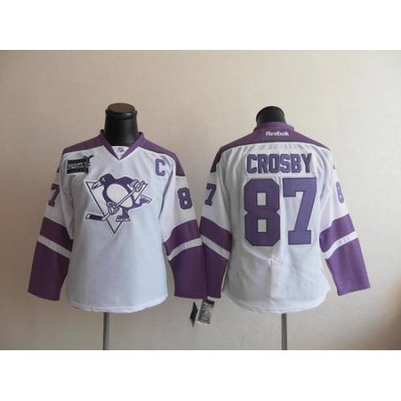Penguins #87 Sidney Crosby Women's Thanksgiving Edition Stitched NHL Jersey
