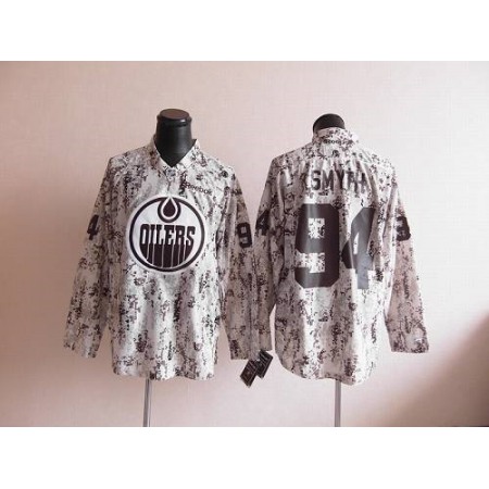 Oilers #94 Ryan Smyth Camouflage Stitched NHL Jersey